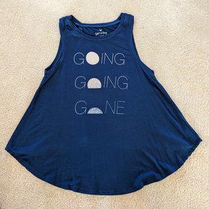 American Eagle Navy Sun Graphic Tee Size XS